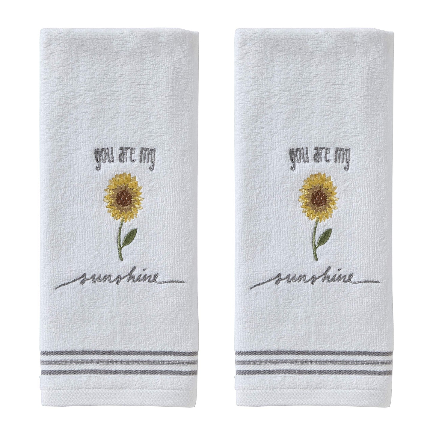 SKL Home by Saturday Knight Ltd. Sunshine Hand Towel Set, White