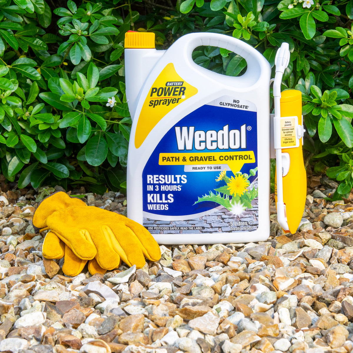 Weedol Path & Gravel Weedkiller with Power Sprayer, Ready to Use, 5L