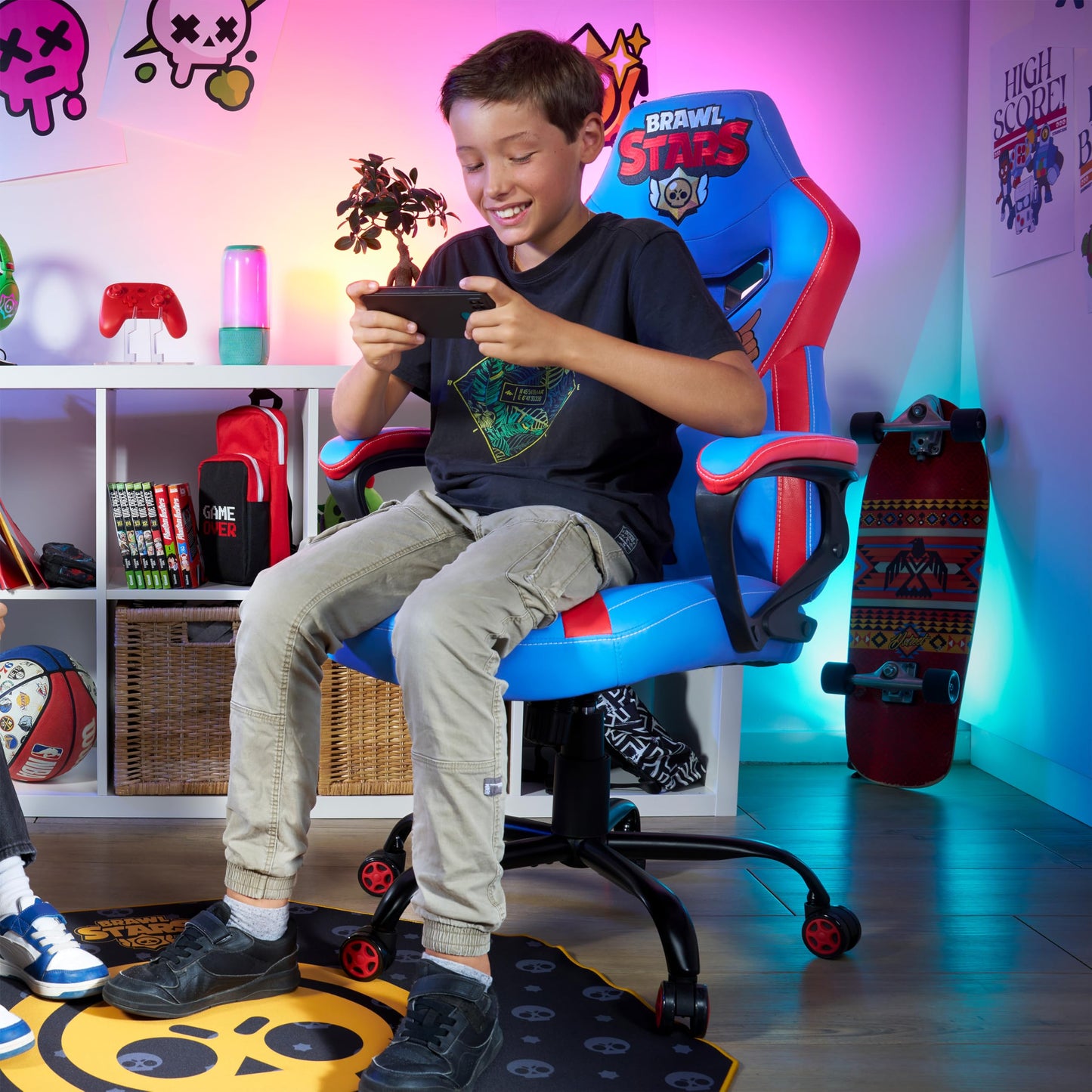 Subsonic Brawl Stars Gaming Office Chair El Primo Official Licence Kids