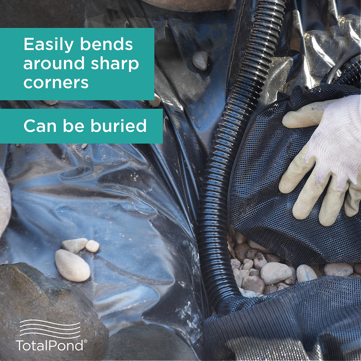 TotalPond C16020 1-Inch by 20-Foot Corrugated Pond Tubing Outdoor, Home, Garden, Supply, Maintenance