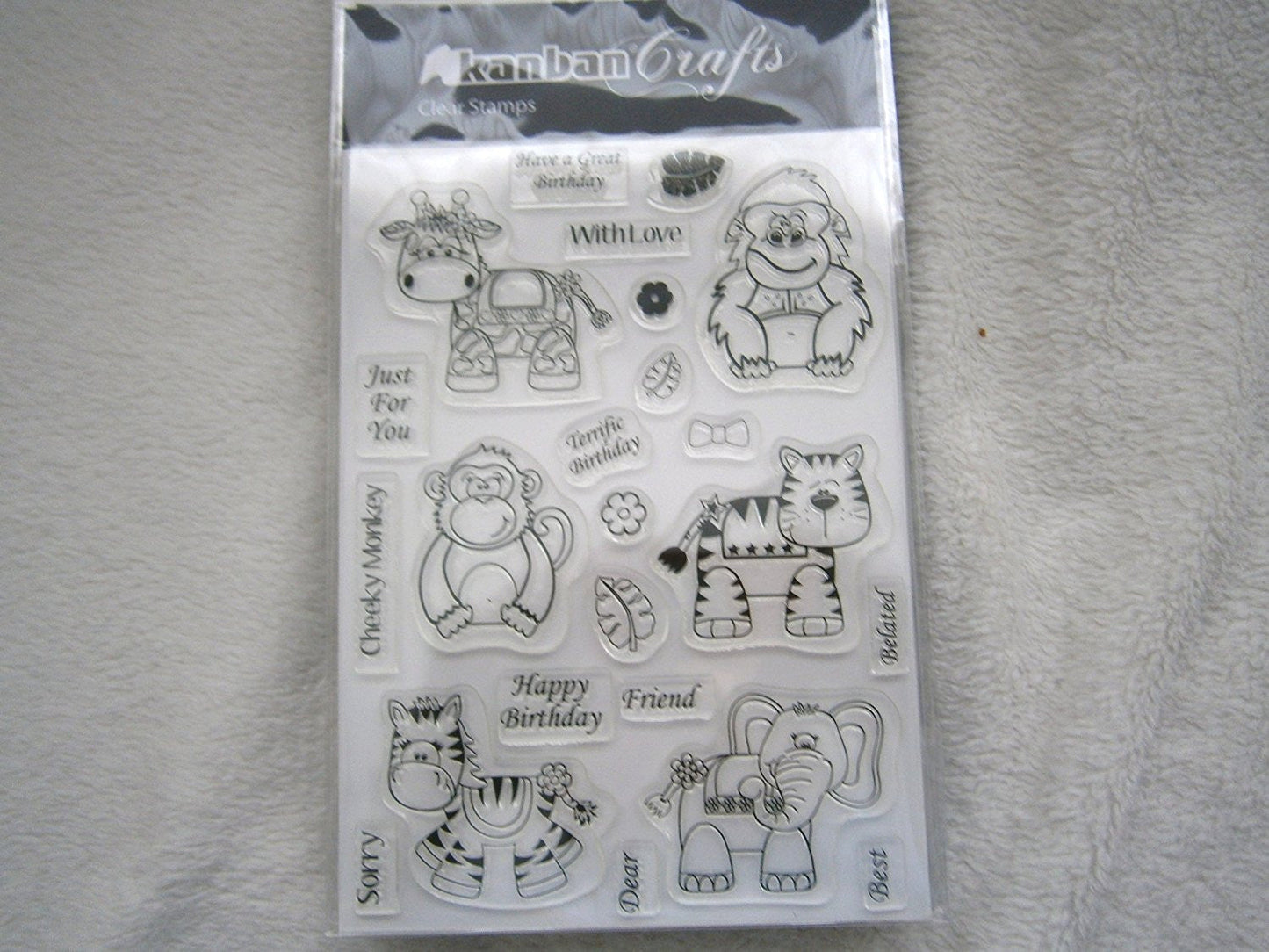 kanban clear stamps birthdays