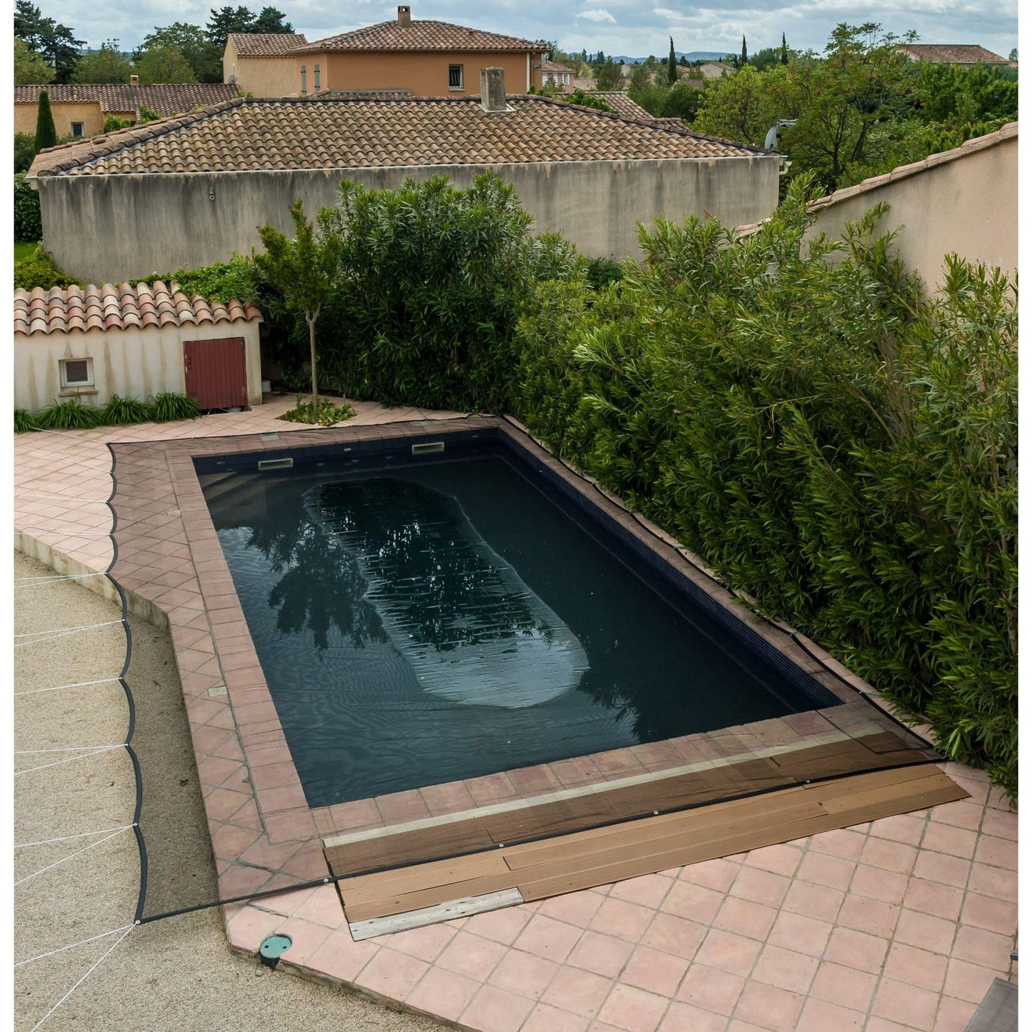 WERKA PRO - 10851 - Pool Net - Rectangular Pool - 4 x 7 m - Black