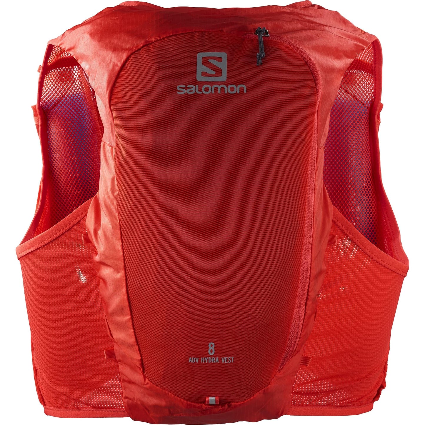 Salomon Adv Hydra Vest 8 Unisex Hydration Vest Trail running Hiking, Comfort and Stability, Quick Access to Hydration, and Simplicity, Red, XS