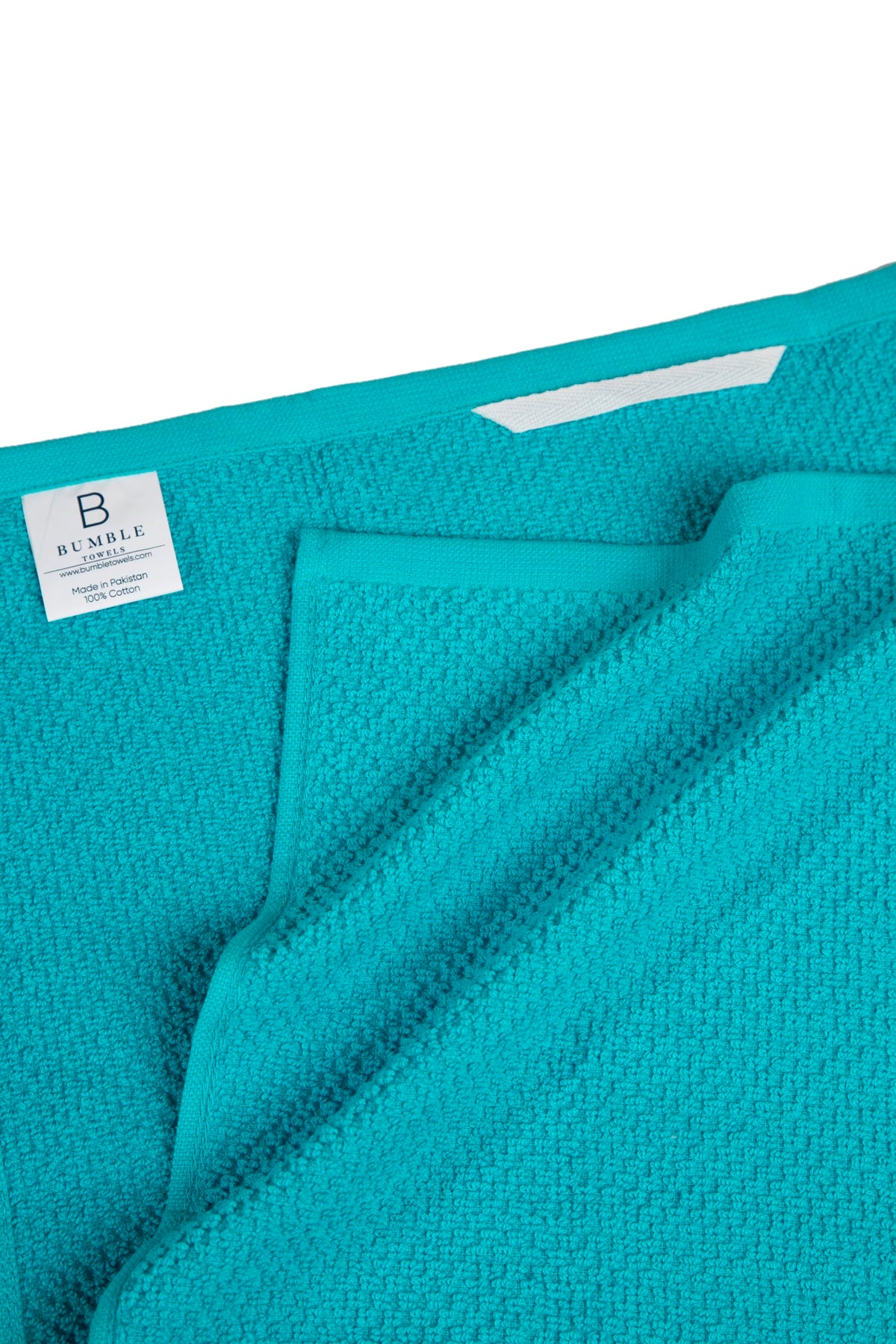 Bumble Towels Pack of 6 Large Kitchen Towels with Popcorn Texture, Striped and Plain, 40 x 66 cm, Made of Thick, Cuddly 100% Ringspun Cotton