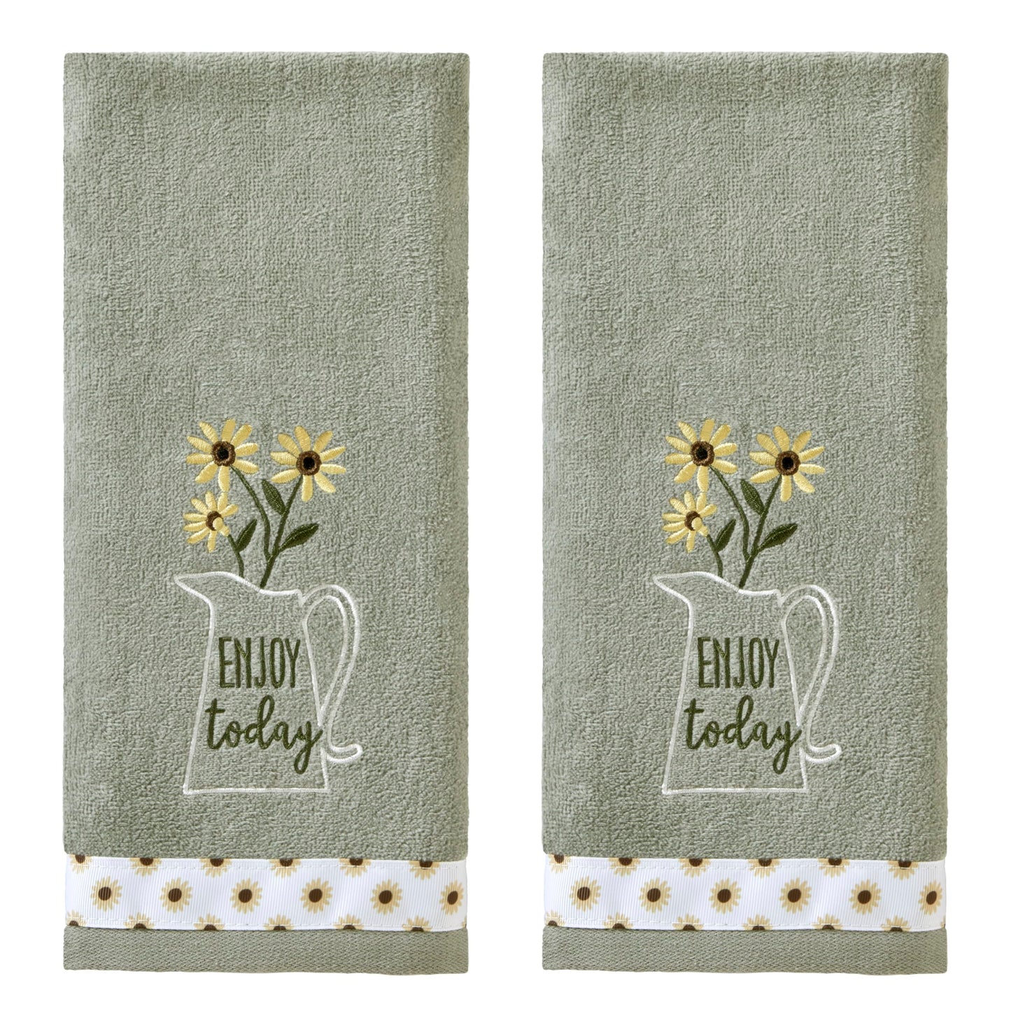 SKL Home by Saturday Knight Ltd. Enjoy Today 2 Pc Hand Towel Set