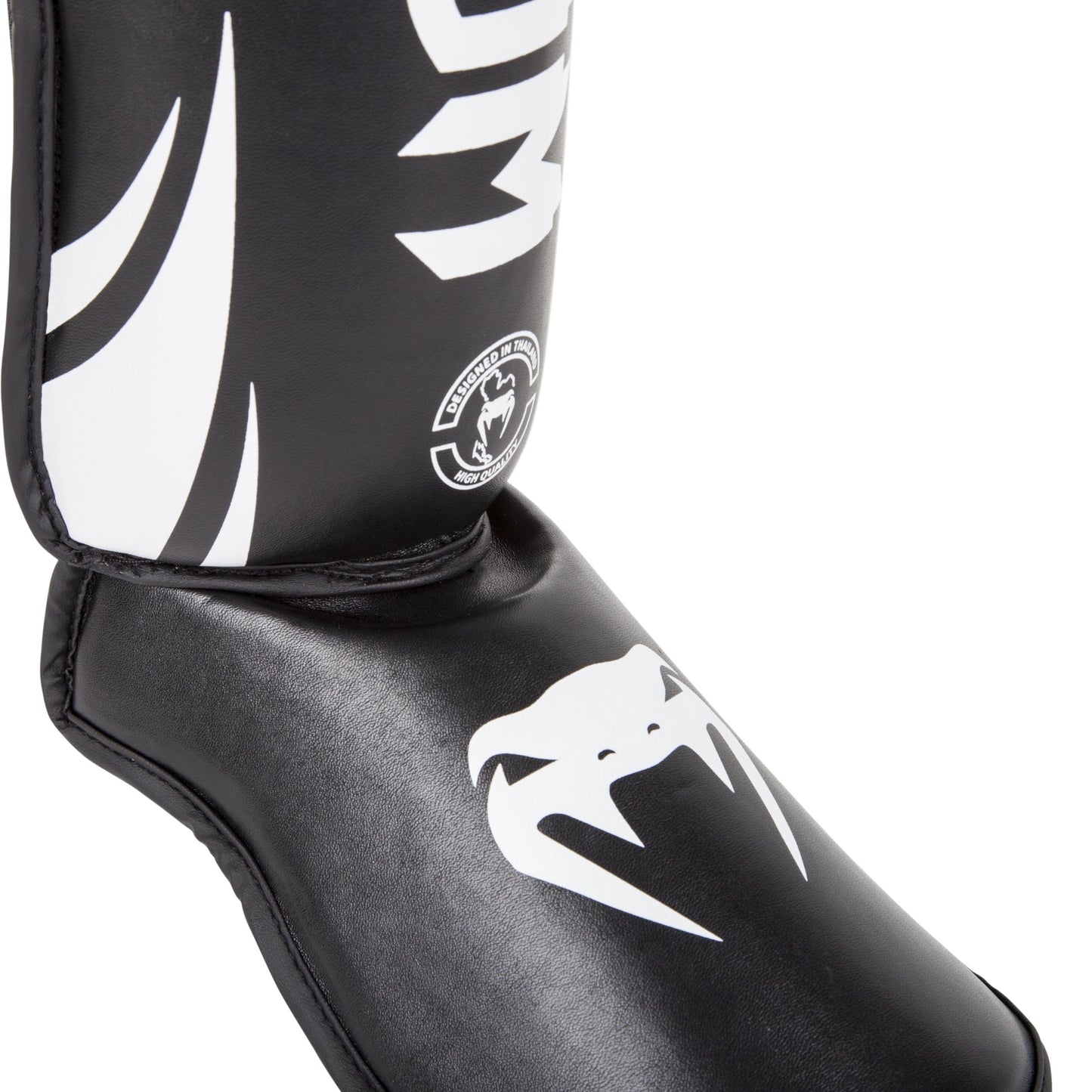 Venum, Challenger Standup Shin Guards, Men's, M, Black