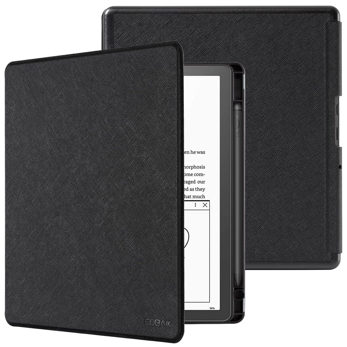 CoBak Case for New Kindle Scribe 2024 (Also 2022) Released - PU Leather Cover with Auto Sleep Wake Feature for Kindle Scribe Signature 10.2" with