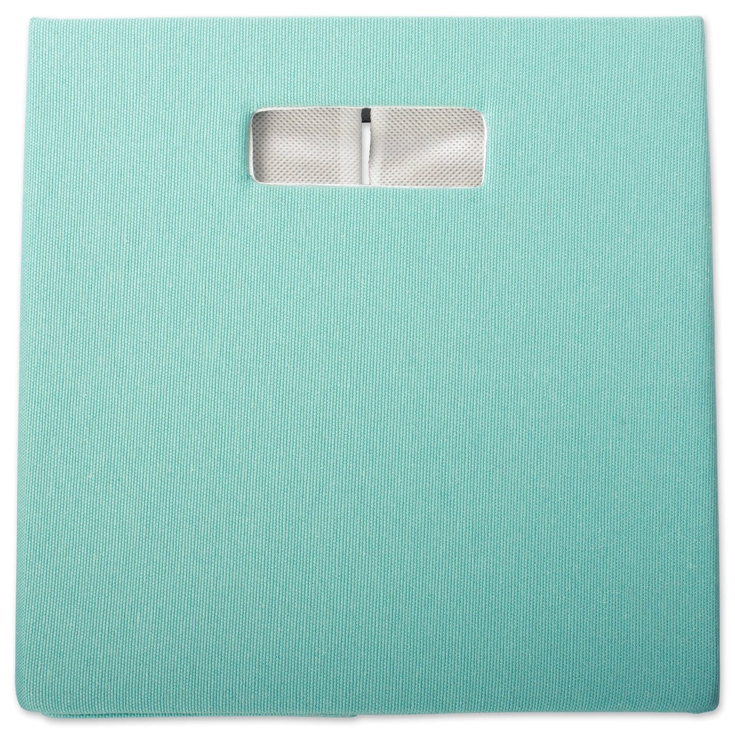 DII Poly Cube Hard Sided Folding Storage Collection - Aqua - Large