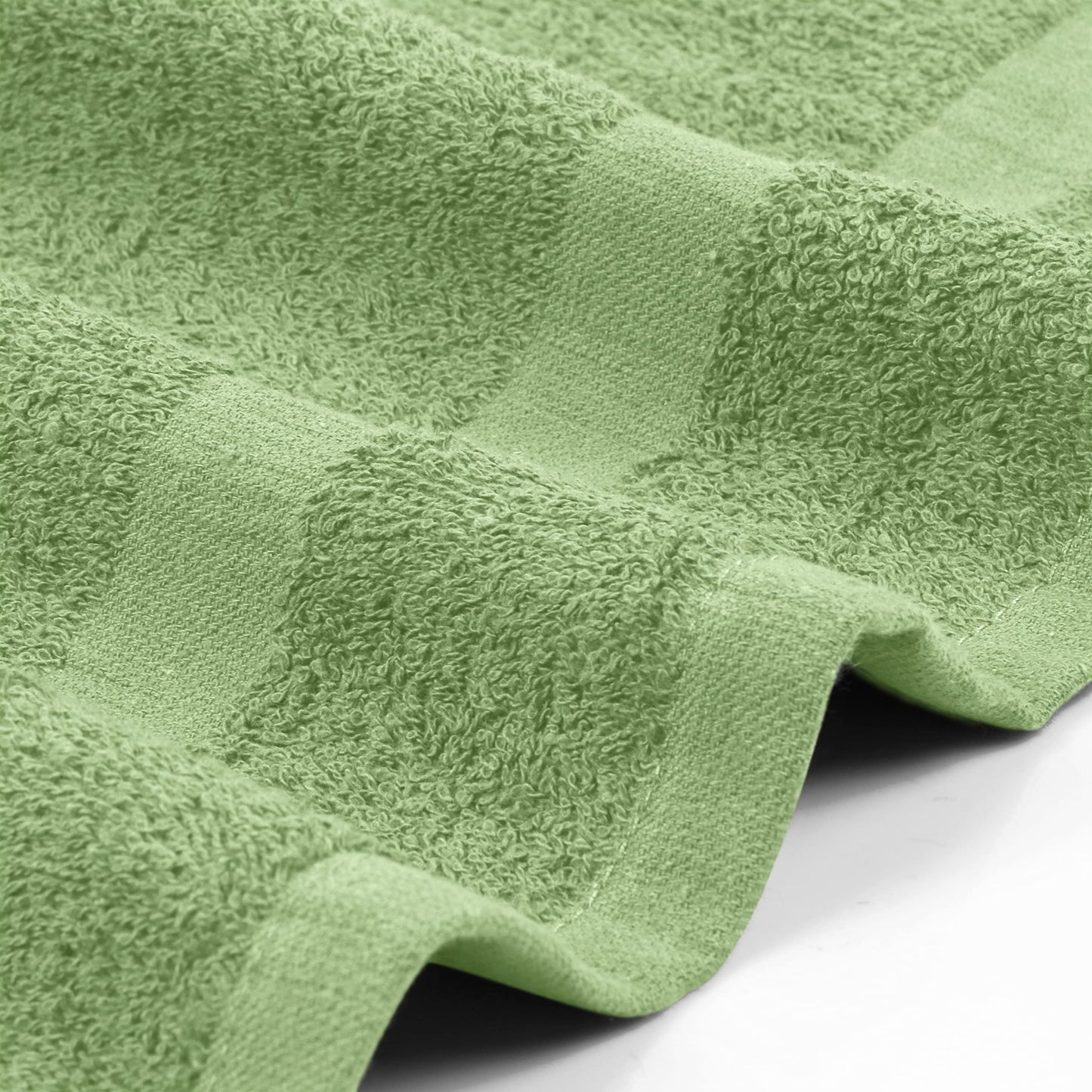 Utopia Towels Sage Green Salon Towels, Pack of 24 (Not Bleach Proof, 16 x 27 Inches) Highly Absorbent Towels for Hand, Gym, Beauty, Hair, Spa