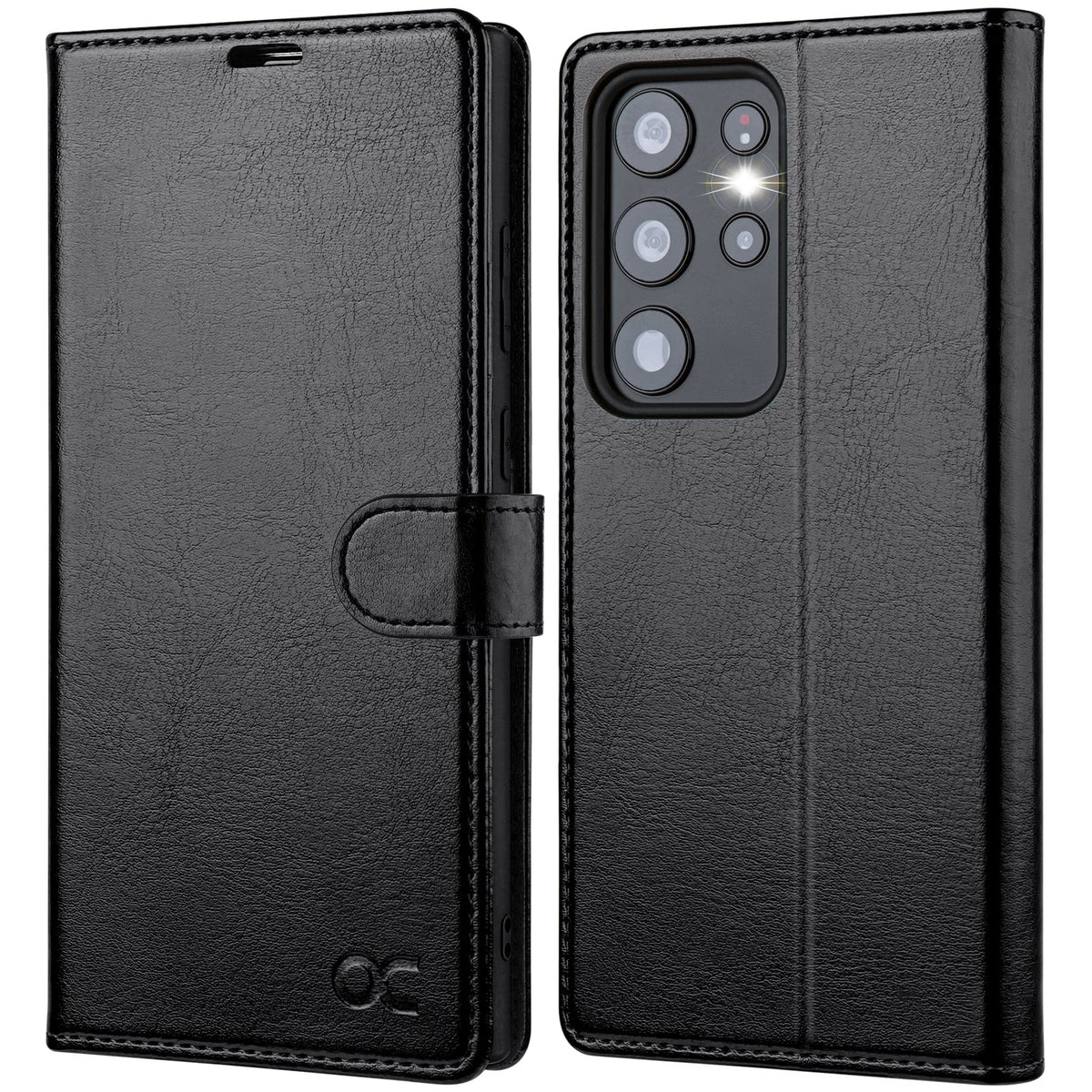 OCASE Compatible with Samsung Galaxy S23 Ultra Case, Premium PU Leather Wallet Phone Case with [Card Holder][RFID Blocking][TPU Inner Shell]Shockproof