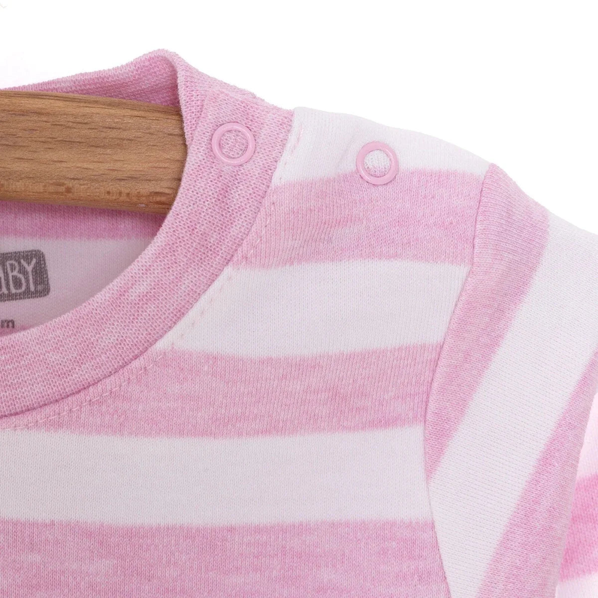 HelloBaby Unisex Sweatshirt-Footless Bottom - Light Pink