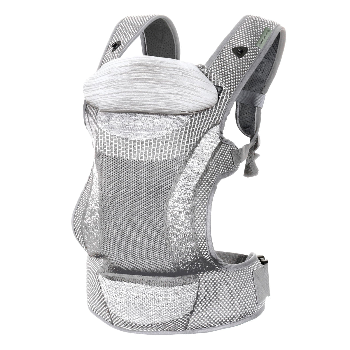 Dreambaby Inspire 3-Position Baby Carrier, Front & Backpack Style, Breathable Knit Fabric, Comfortable Head Support, Built in Storage Bag for Parents