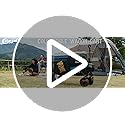 PORTAL Beach Trolley Cart for Sand All Terrain Big Wheels Festival Camping Trolley Folding Beach Wagon Foldable Garden Trolley on Wheels Supports 102kg Heavy Duty Collapsible