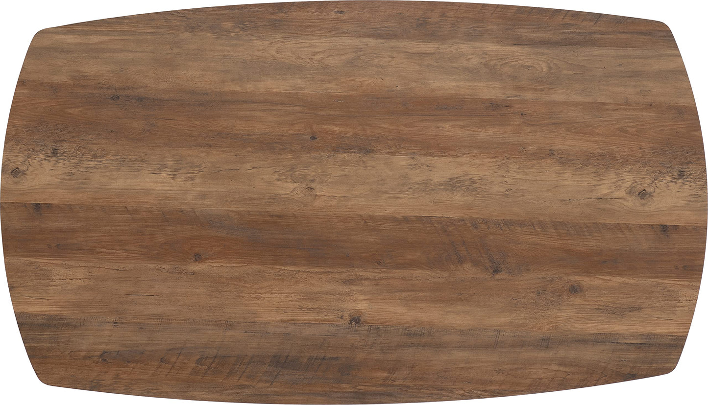 Seconique Athens Rectangular Dining Table in Medium Oak Effect