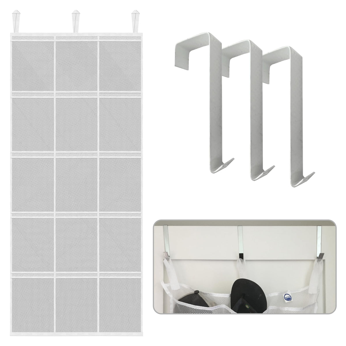 Cruise On Over The Door Organizer & Shoe Holder (Fire Retardant | Mesh) 15 Pocket