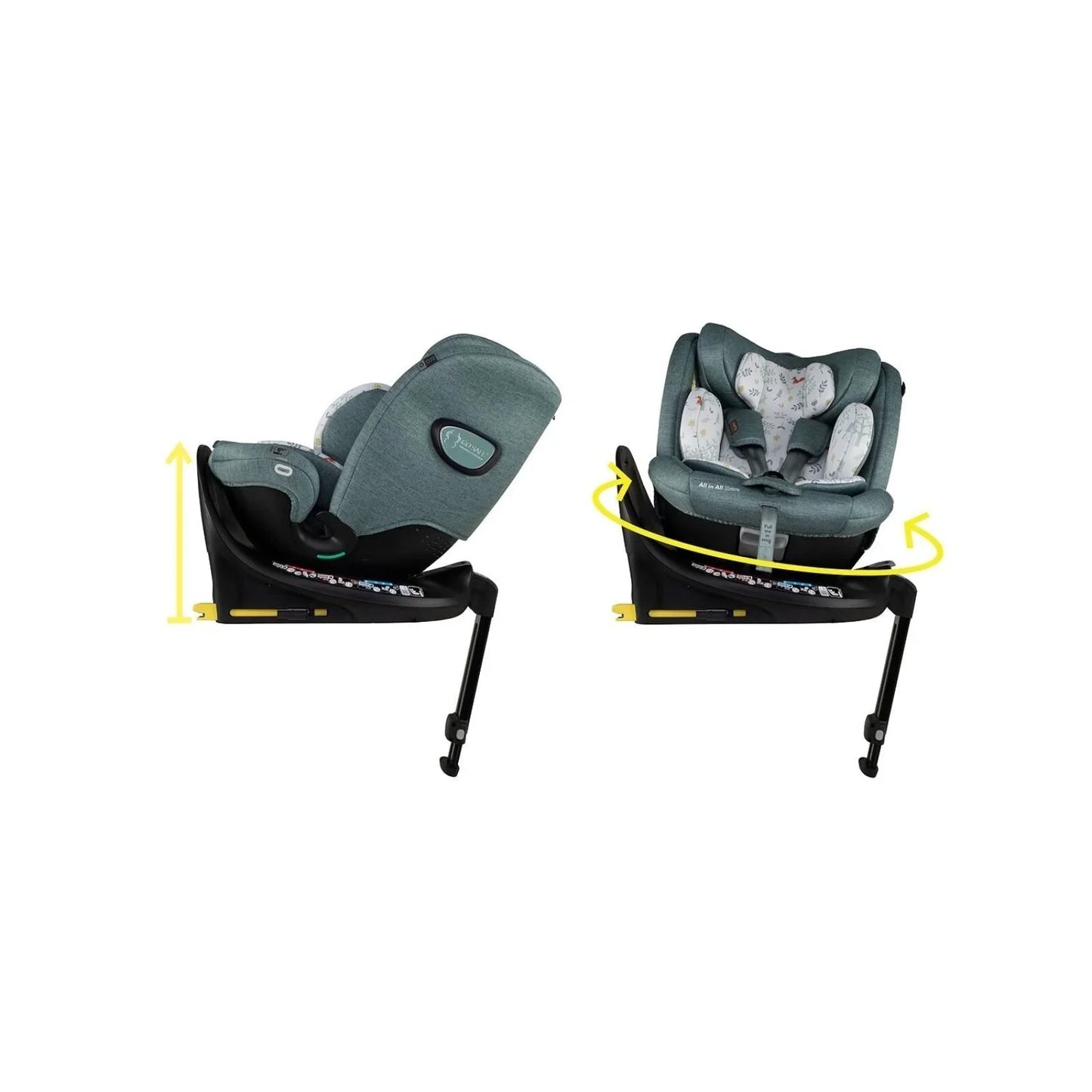 Cosatto All in All Extra i-Size 360 Car Seat - Meadow