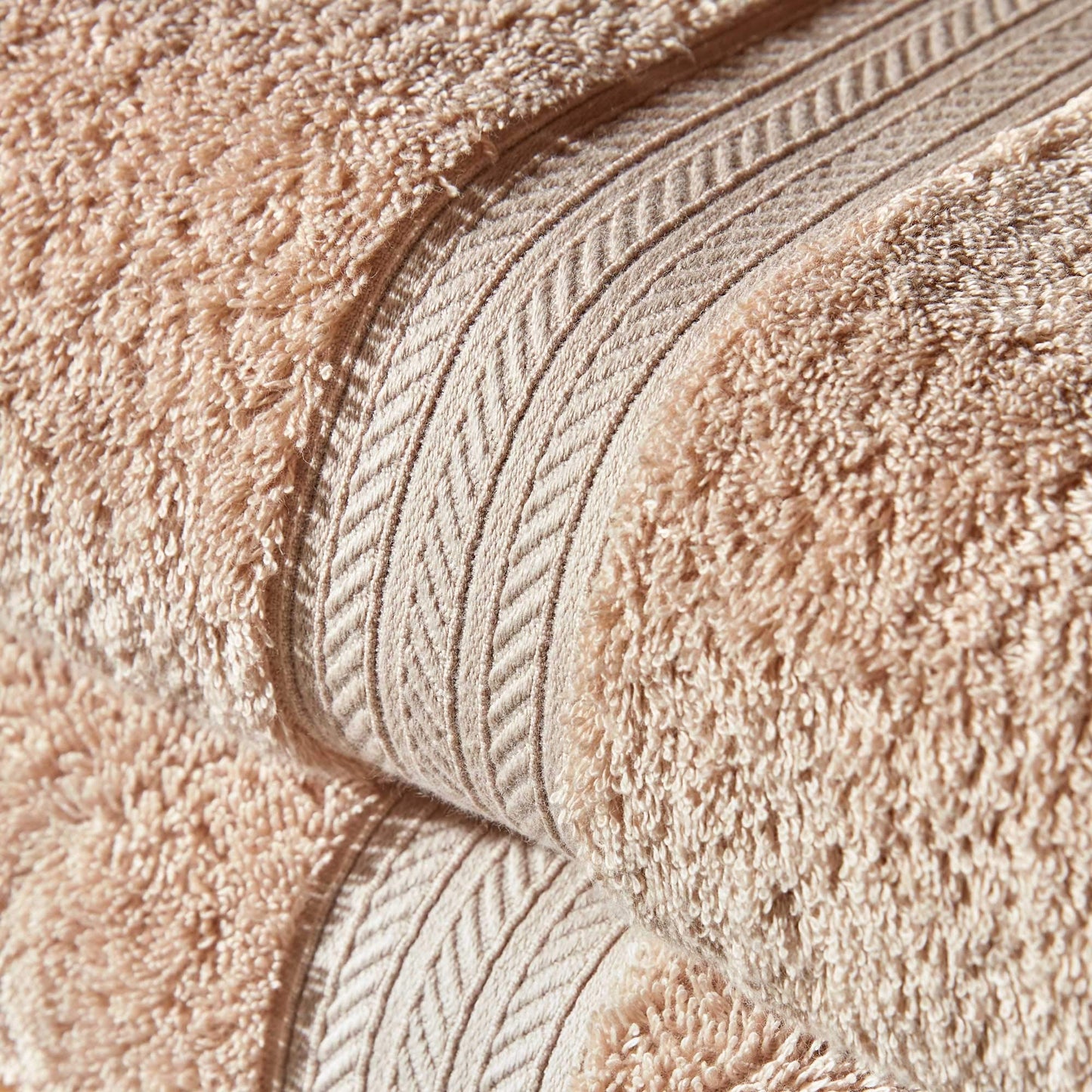 Christy Renaissance 6 Piece Towel Set | Driftwood Beige | 100% Egyptian Cotton Pile | Luxuriously Soft and Super Absorbent | 675 GSM