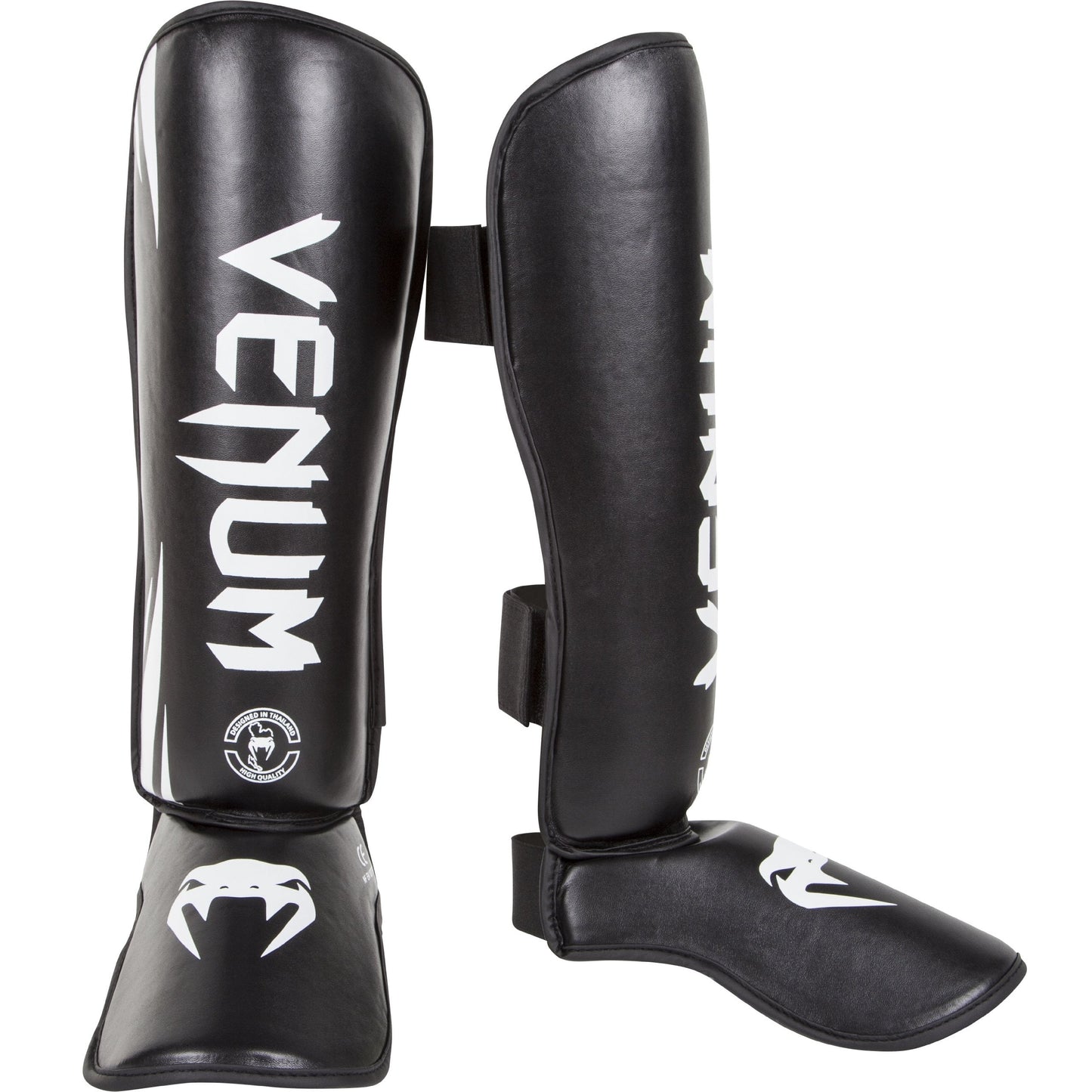 Venum Challenger Shin Guards, Black/White, X-Large