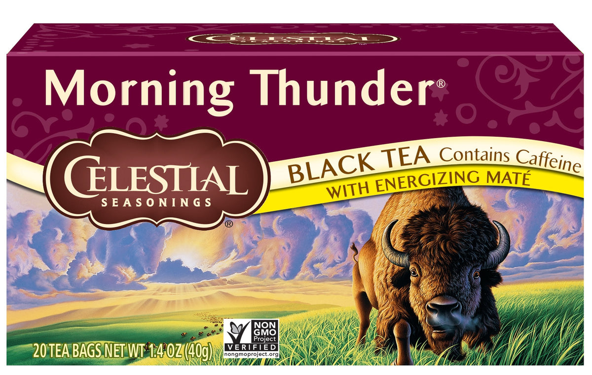 Celestial Seasonings Morning Thunder Tea, 20 ct