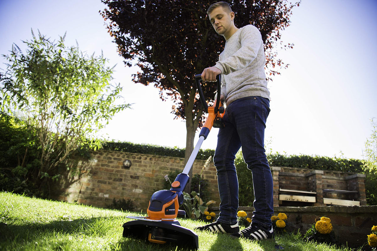 Yard Force LT C25W 20V Cordless Grass Trimmer with 25cm Cutting Width ? Body ONLY, Orange