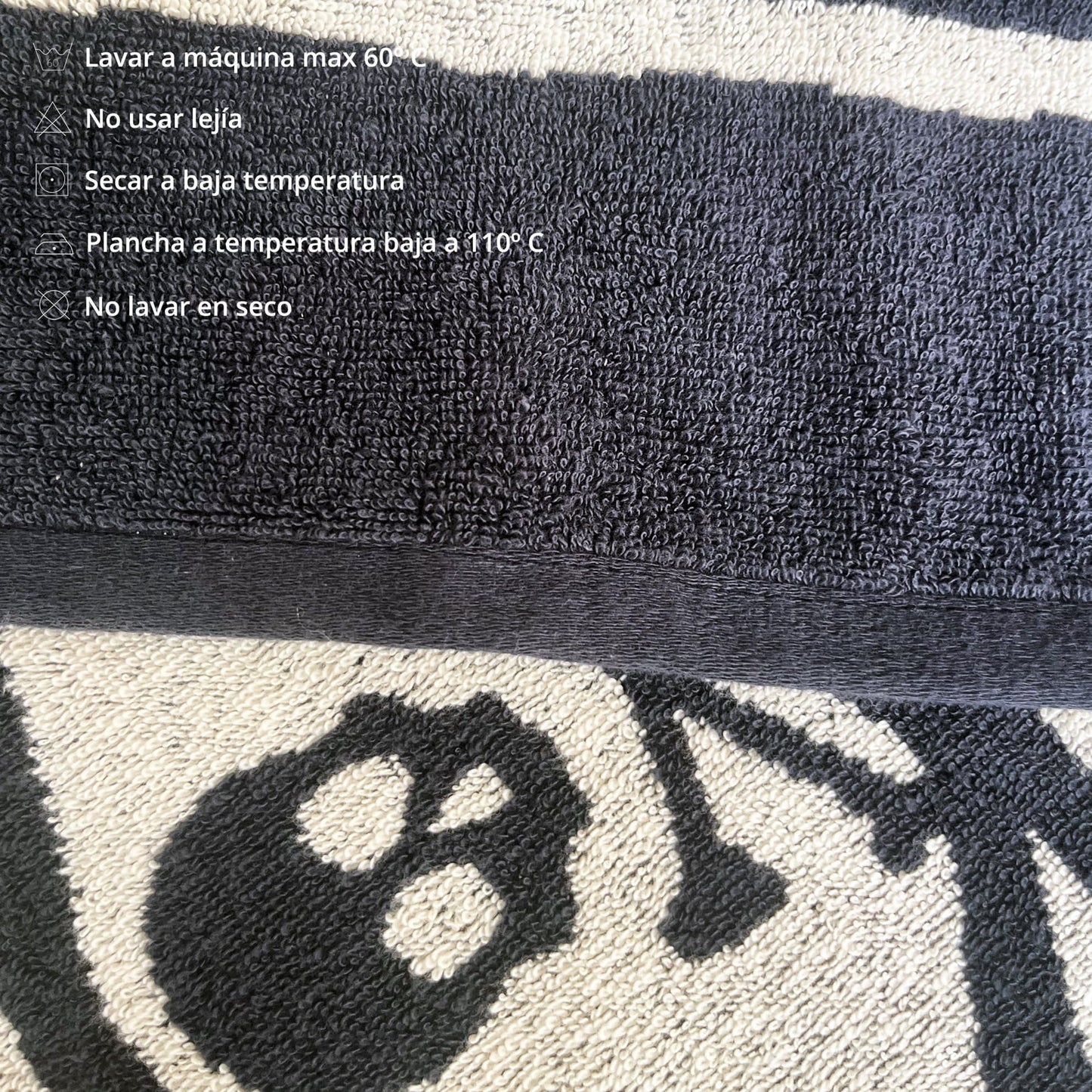 Scalpers Towel 90x180 cm 100% Cotton 500GSM Navy Striped Home