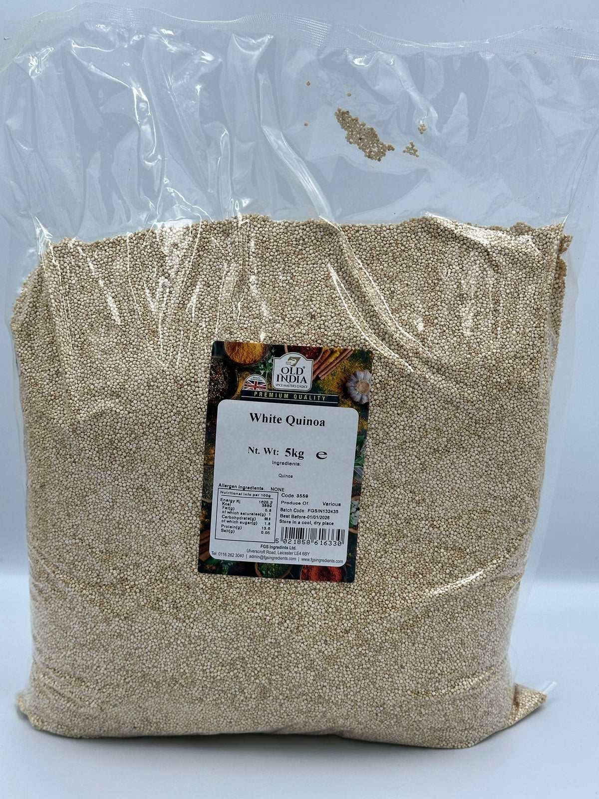 Old India White Quinoa 5kg
