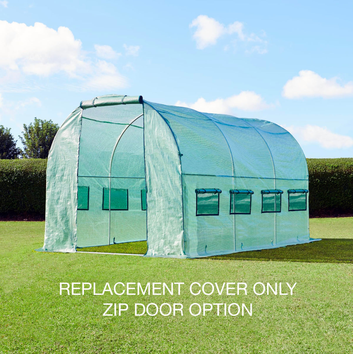FeelGood UK PT4 Replacement 4 x 2 x 2m Cover For Polytunnel Garden Greenhouse -