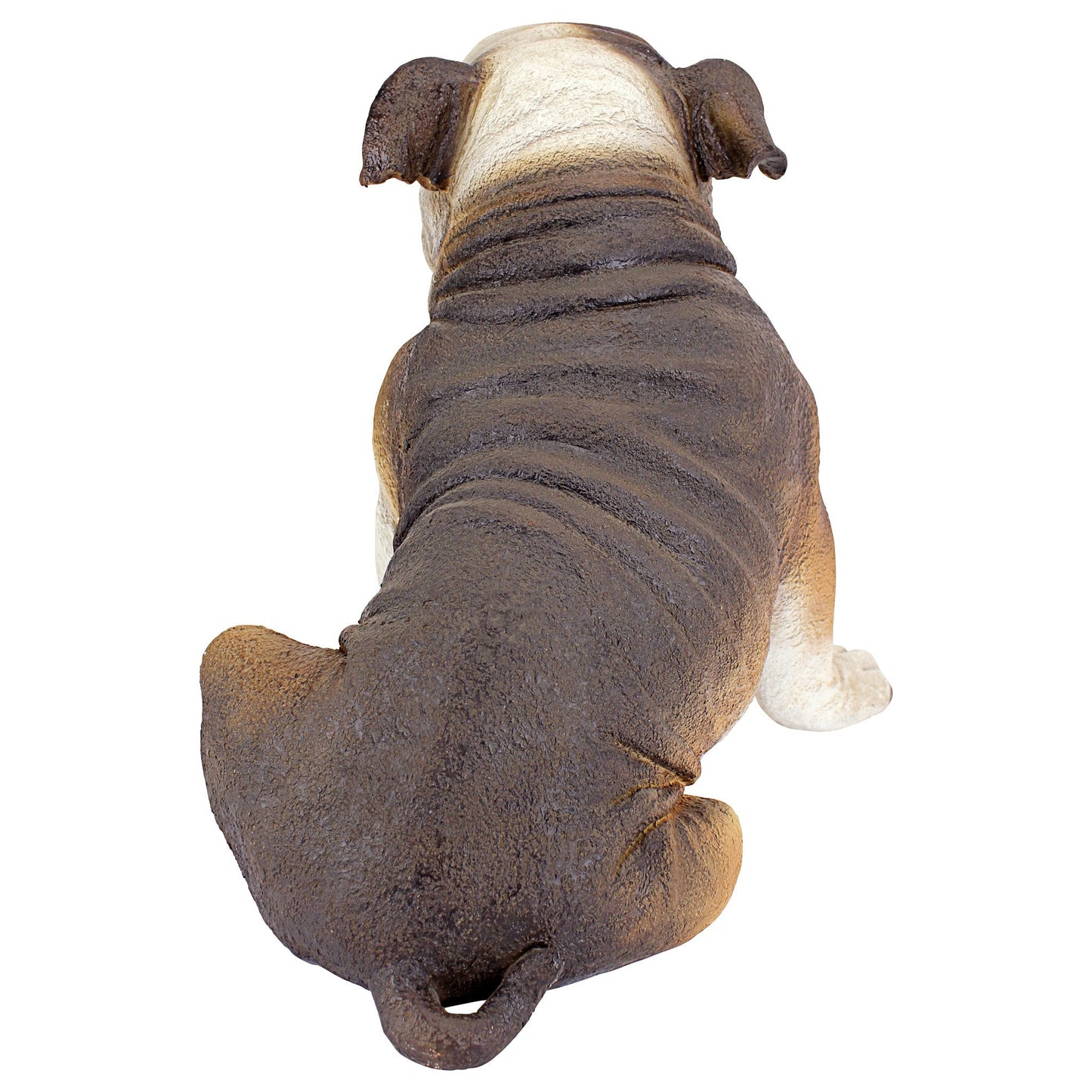 Design Toscano DB383052 Buster the Bulldog British Decor Garden Statue, 41 cm, Polyresin, Full Color, 16 Inch