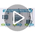 LinkTap D1 Wireless Water Timer (Requires Gateway), 2-Outlet Smart Irrigation Sprinkler Timer, Built-in Flow Meters, Long Battery Life, Weather Adaptive, Better Range Than WiFi, IP66, Alexa