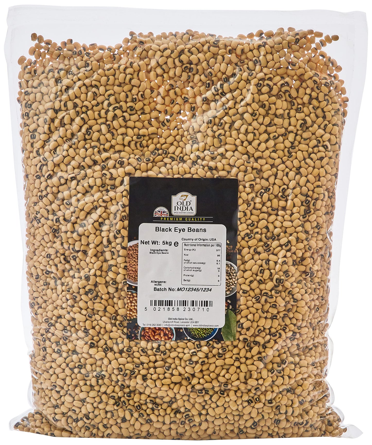 Old India Black Eye Beans 5kg
