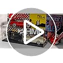 HMF 46800900 Acrylic Display Case for Model Cars / Figures, Various Sizes, Transparent, 30 x 14 x 15 cm