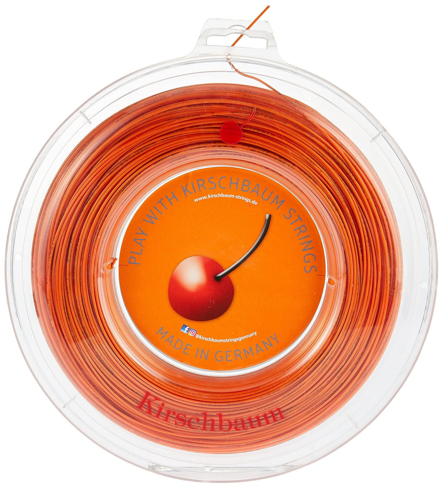 Kirschbaum Super Smash String Reel - Orange, 1.23 Mm
