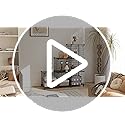 AWTATOS Cube Storage Unit, 6 Cube Wire Storage Shelves, Multifunctional DIY bookcases and Shelving Units Perfect for Office/Livingroom/kitchen/Bathroom, Black USCIH06BE