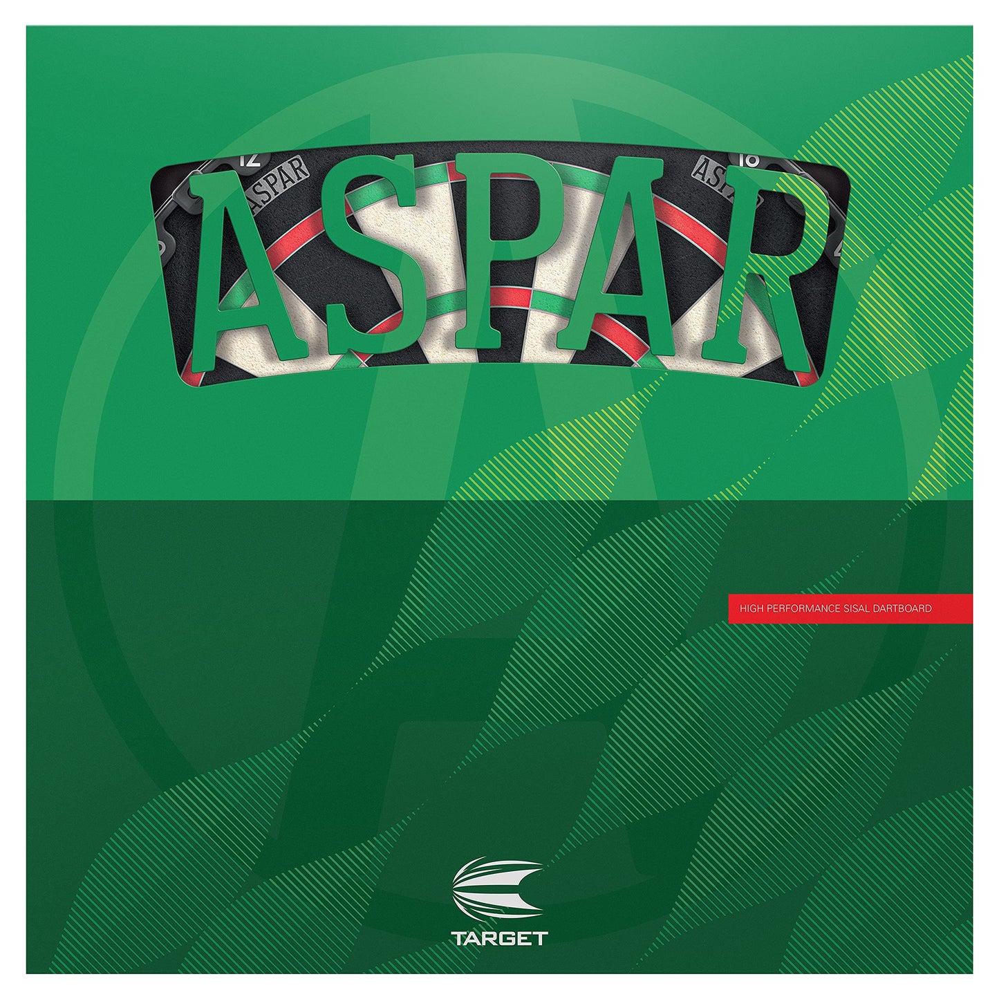 Target Darts Aspar Dart Board | Steel Tip Dartboard with Self Recovering Sisal Bristles & Rotational Score Ring | Thin Wire Regulation Competition