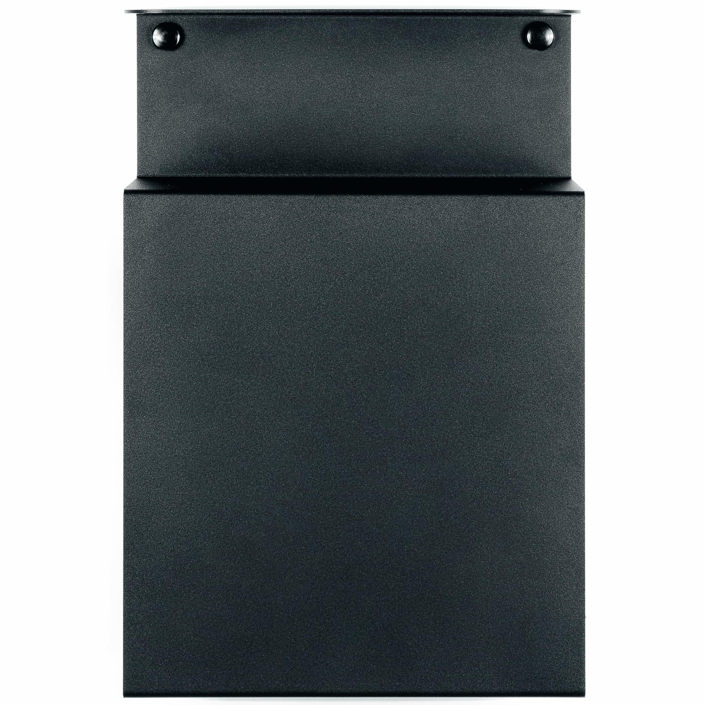 etterr Set of 2 Narrow Floating Bedside Tables | 100% Steel | Black | Made in Europe