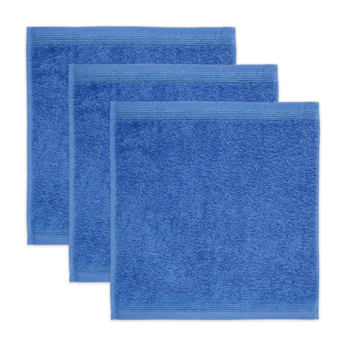 M?ve 3er set Superwuschel soap cloth 30 x 30 cm made of 100% cotton, cornflower