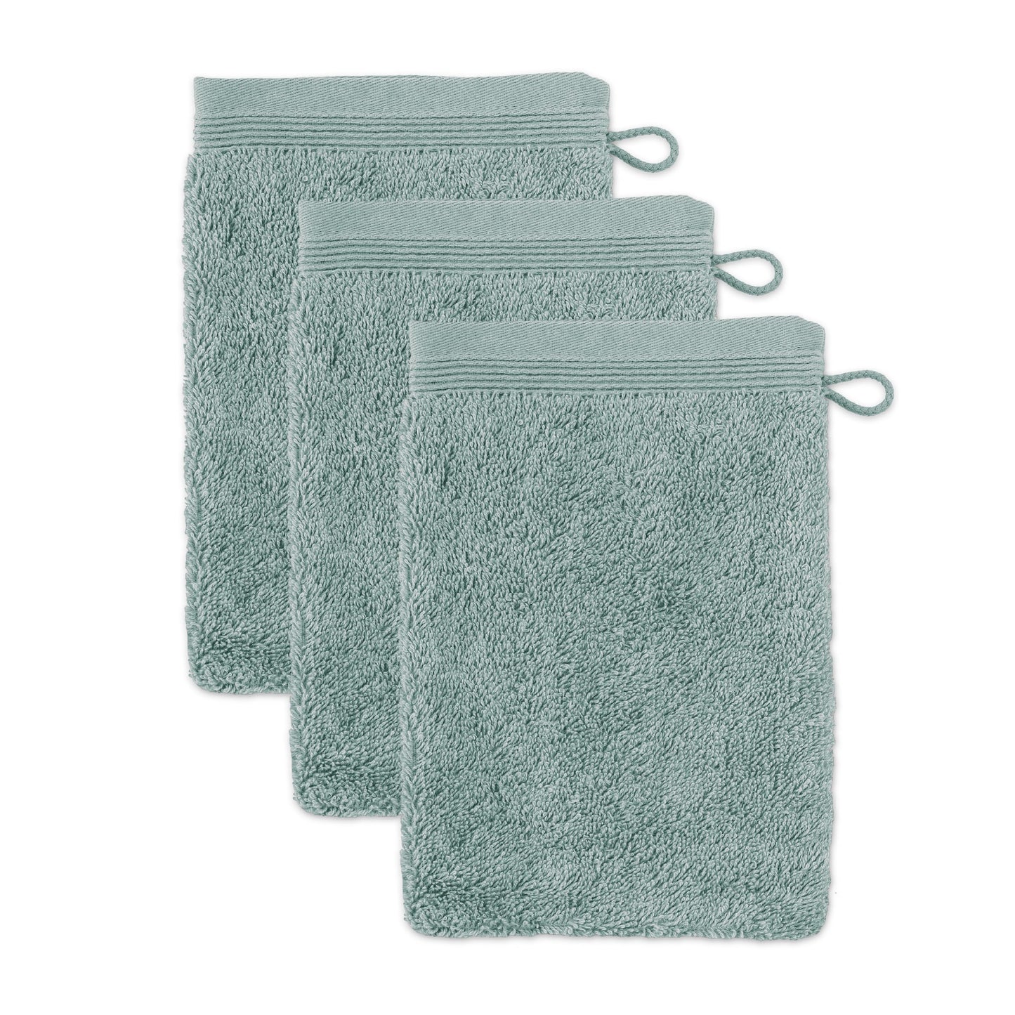 M?ve Super Fluffy Wash Mitt 15 x 20 cm 100% Cotton Tea Set of 3
