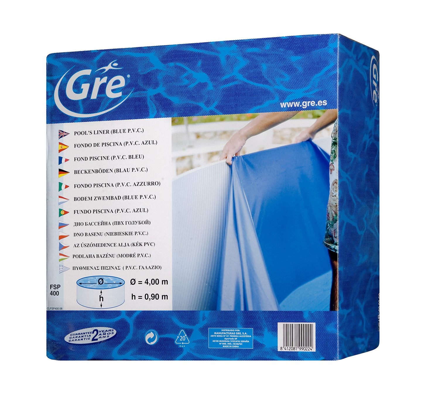 Gre F ? Liner for Round Pools Di?metro 300 cm blue