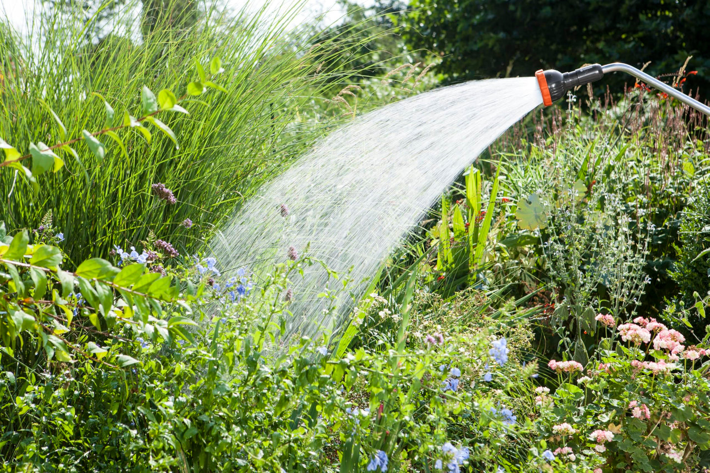 Gardena Professional system spray wand: rod garden spray for a higher water flow, adjustable water jet, length 92 cm (2849-20)