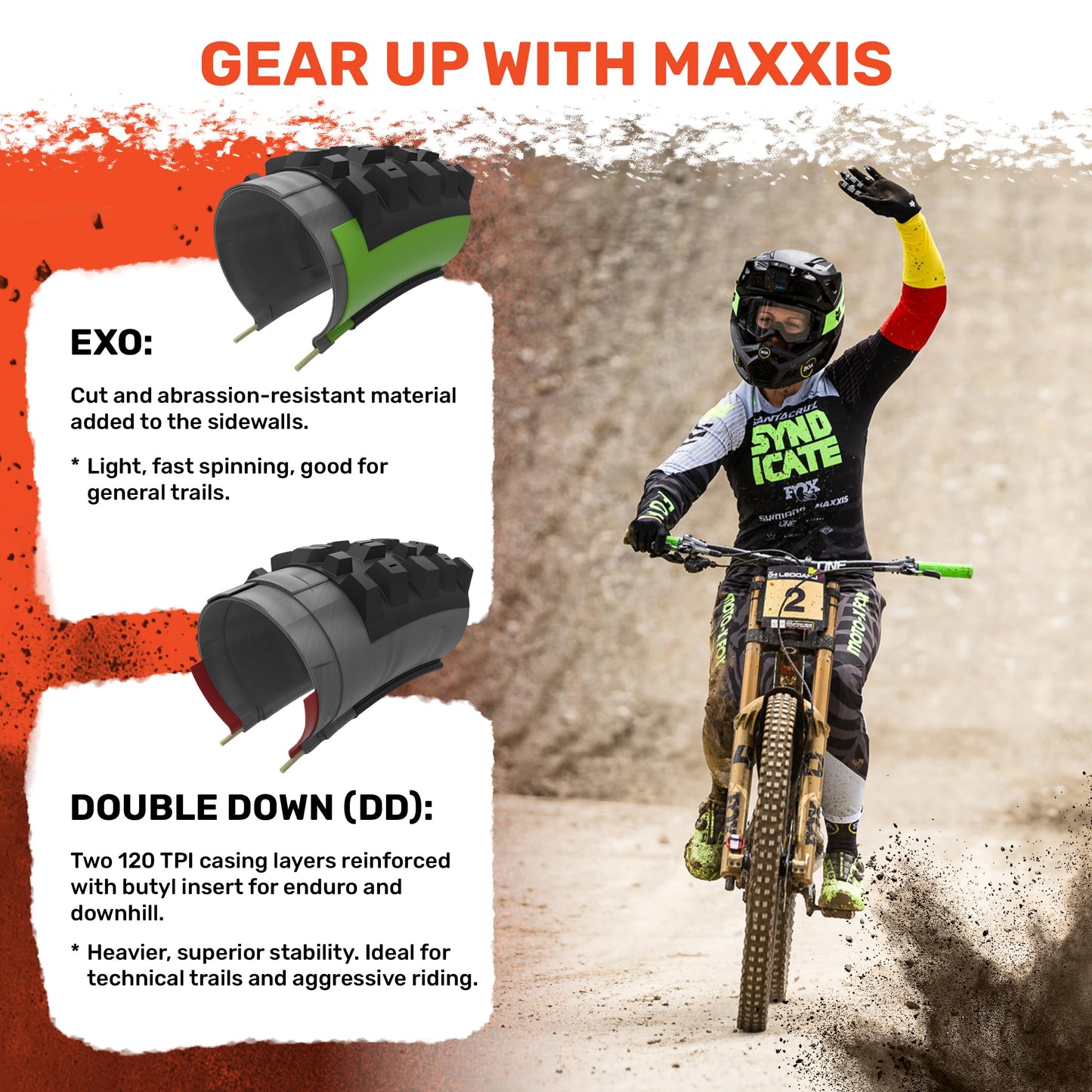 Maxxis Aggressor Folding Dual Compound Exo/tr Tyre - Black, 29 x 2.50-Inch