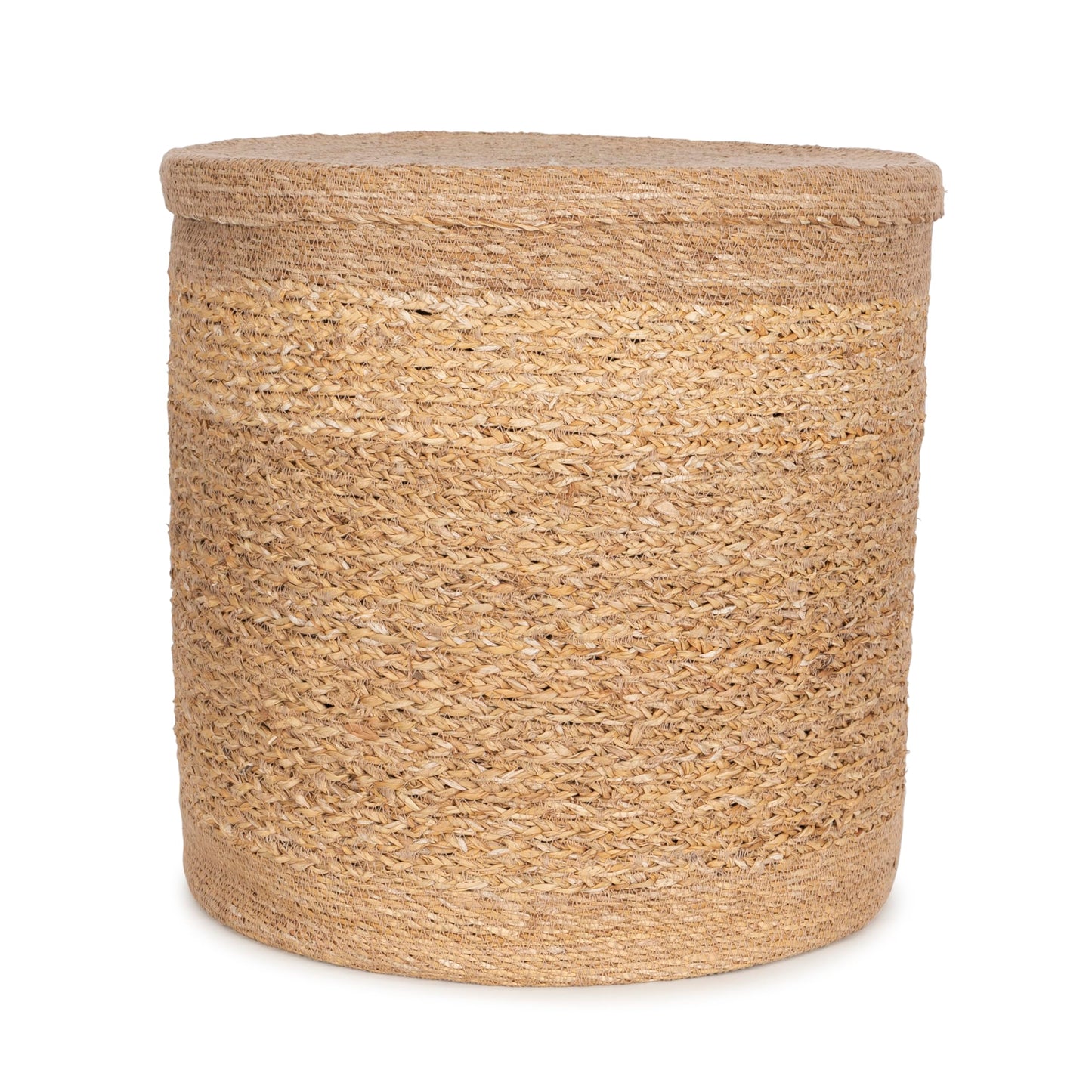 Olly & Rose Large Storage and Laundry Baskets - Set 2 45cm and 35cm Diameter - Seagrass Wicker Basket Premium Home Decor