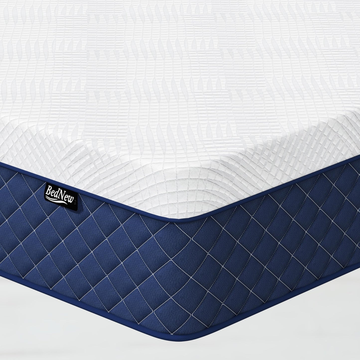 Bednew Small Single Mattress 75x190cm, Medium Firm, 12 Inch Innerspring Hybrid Mattress with Breathable Foam and Pocket Spring For Cool Comfort Sleep