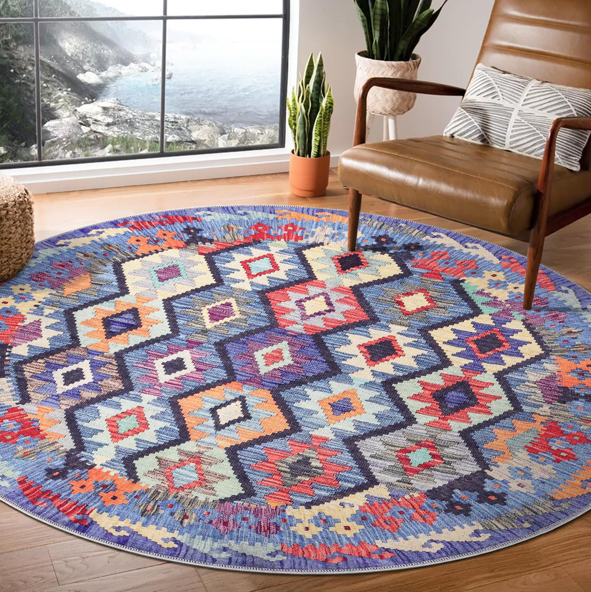NETLINE HOME - Loomx Machine Washable Area Rugs for Kitchen, Bedroom, Hall, Living Room, Kid Room - Traditional Turkish Rugs  Classic Oriental Design