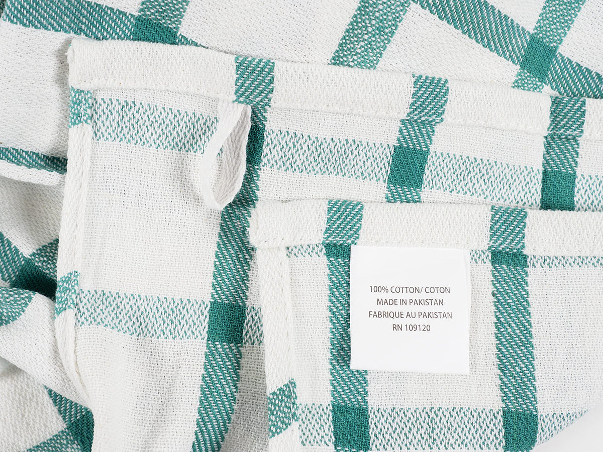 KAF Home Assorted Flat Kitchen Towels | Set of 10 Dish Towels, 100% Cotton - 18 x 28 inches | Ultra Absorbent Soft Kitchen Tea Towels