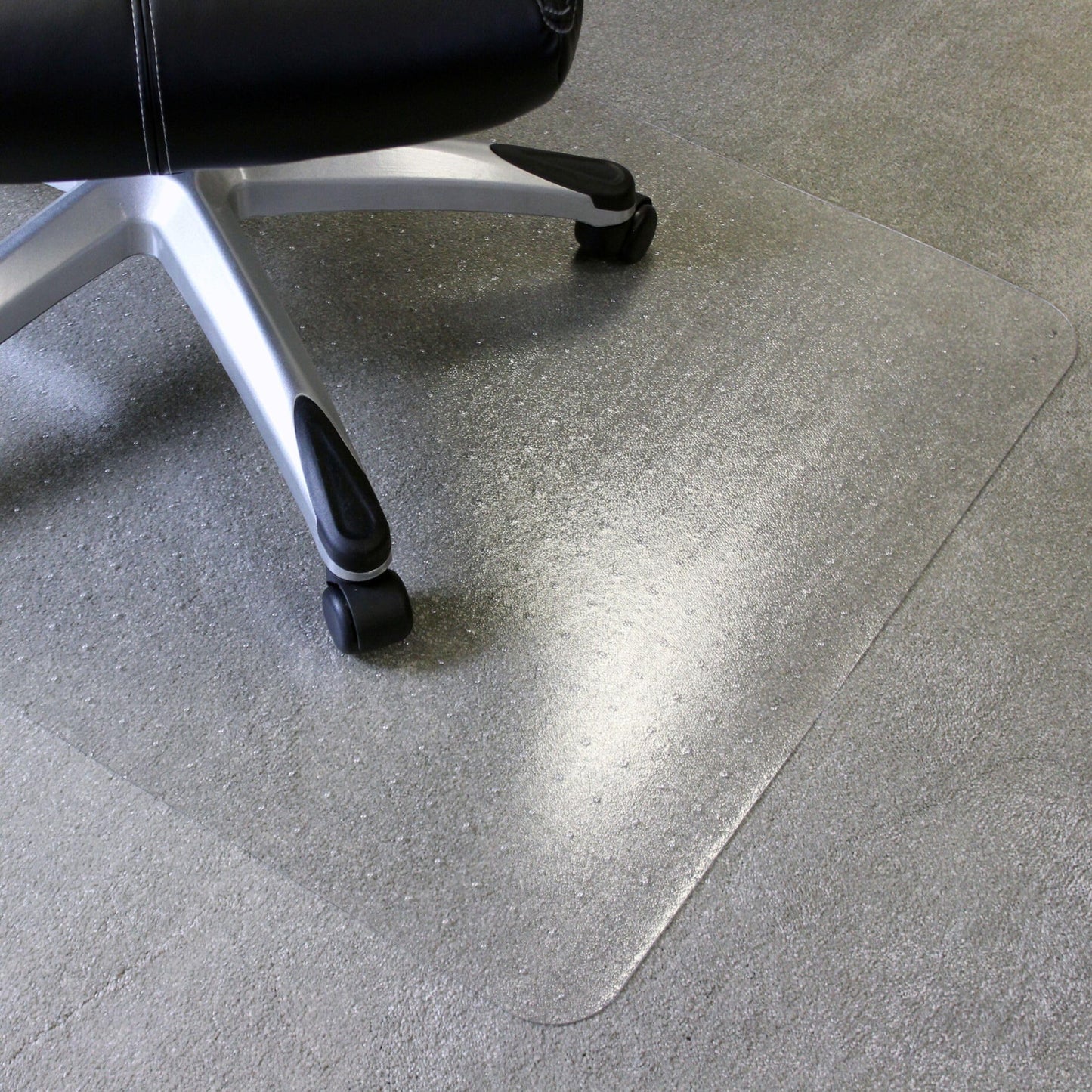 Marvelux Polycarbonate Office Chair Mat for Medium Pile Carpets, 75 x 120cm