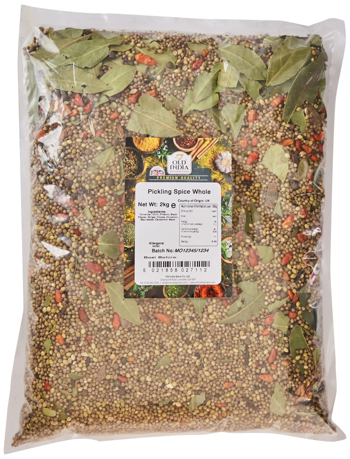 Old India Pickling Spice Whole 2kg