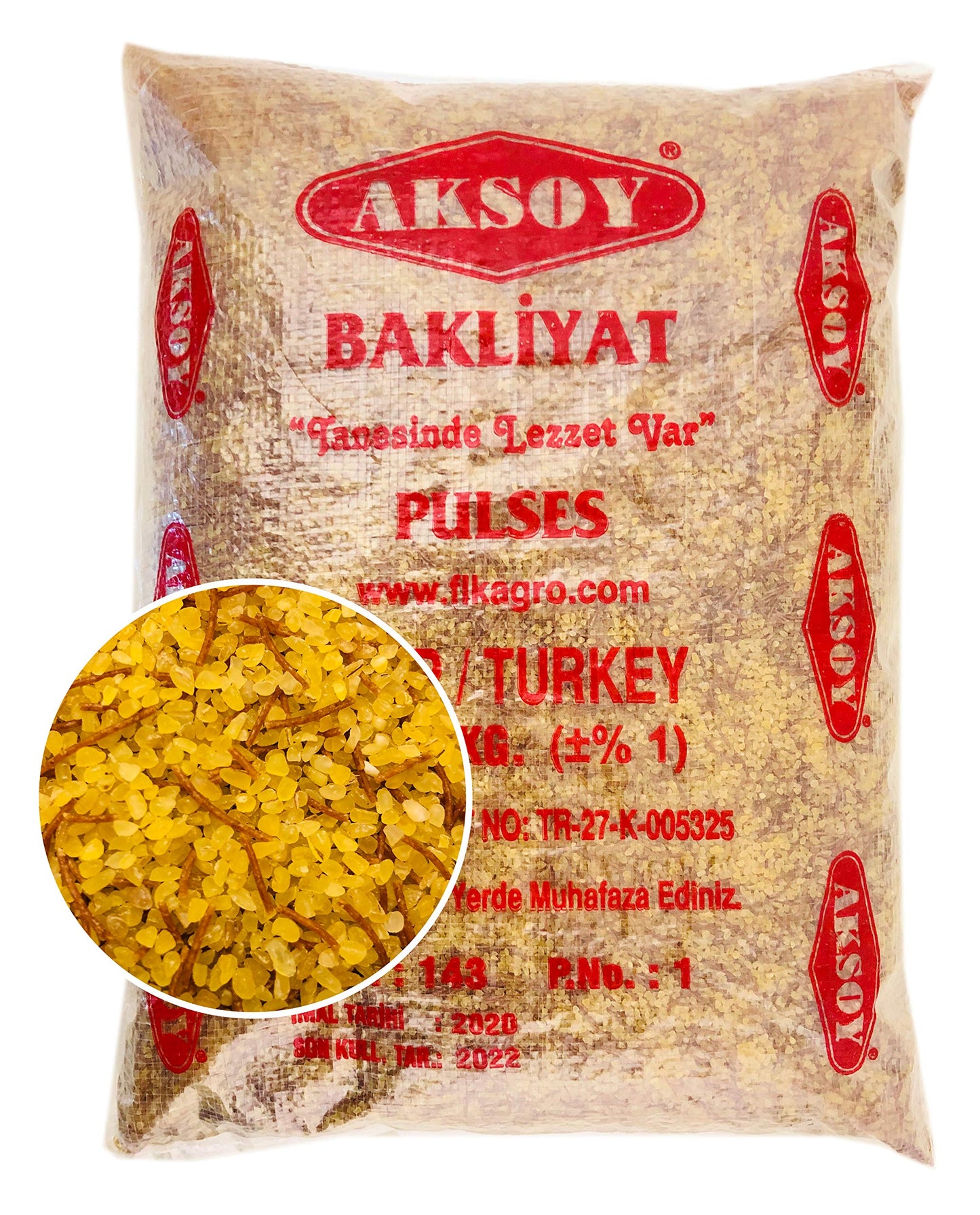 Aksoy Vermicelli Cracked Wheat Bulgur 5KG | Perfect for Pilafs, Soups, Salads & Side Dishes | Non-GMO, Aromatic, Ideal for Mediterranean & Middle