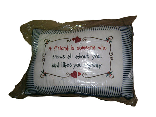 a friend cushion