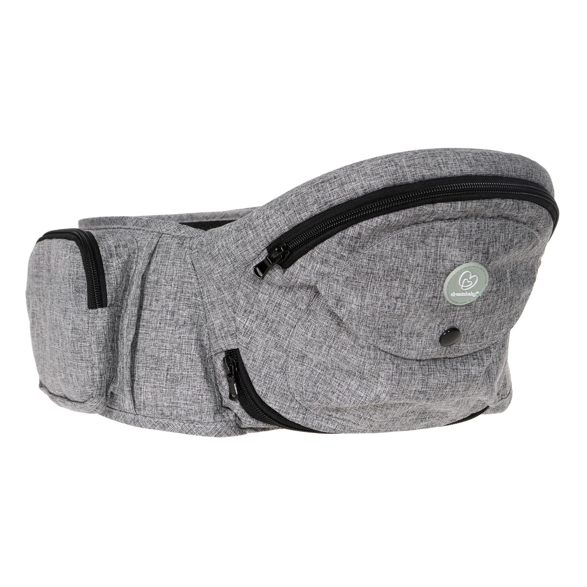 Dreambaby Up & Go Baby Hip Seat Carrier ? Lightweight Toddler Holder with Storage Pockets, Ergonomic Design, Wide Adjustable Waistband ? Suitable for