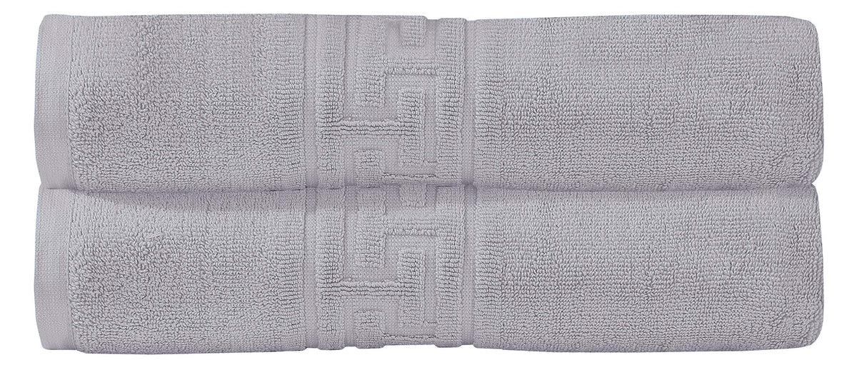 DTEX HOMES 2 Large Bath Sheets Towel Sets Highly Absorbent, Quick Dry Bath Sheets 90 x 140 cm 100% Cotton 600 GSM Bath Towels Large Bath Sheet Silver